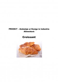 Ambalaje și design în industria alimentară - Croissant - Pagina 1