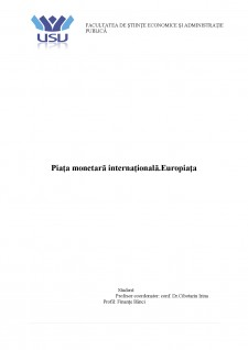 Piața monetară internațională - Pagina 1