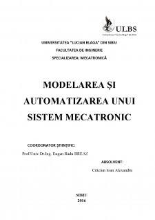 Modelarea și automatizarea unui sistem mecatronic - Pagina 3