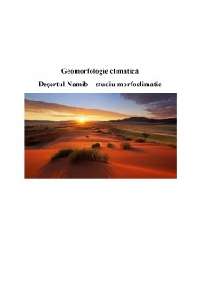 Deșertul Namib - Studiu morfoclimatic - Pagina 1