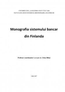 Monografia sistemului bancar din Finlanda - Pagina 1