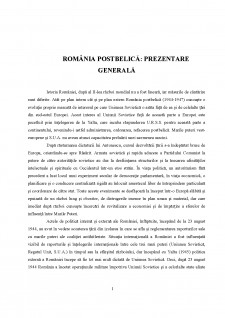 Economia României Postbelice - Pagina 1