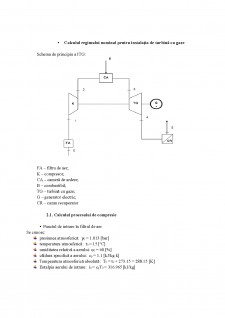 Calculul termic al unei instalații de cogenerare cu turbină cu gaze - Pagina 3