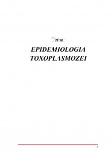 Epidemiologia toxoplasmozei - Pagina 2