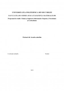 Extract de acacia catechu - Pagina 1