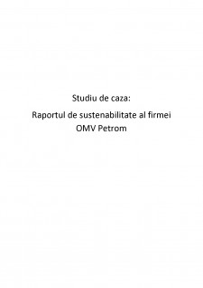 Raportul de sustenabilitate al firmei OMV Petrom - Pagina 2