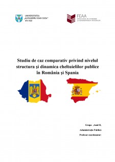 Studiu de caz comparativ privind nivelul structura și dinamica cheltuielilor publice în România și Spania - Pagina 1