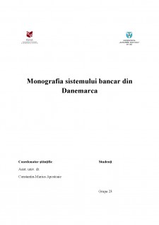 Monografia sistemului bancar din Danemarca - Pagina 1