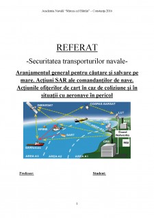 Securitatea transporturilor navale - Pagina 1