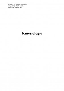Kinesiologie - Pagina 1