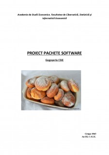 Proiect pachete software - Gogoseria CSIE - Pagina 1