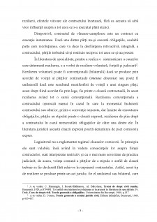 Rezilierea și rezolutionea contractelor sinalagmatice civile - Pagina 5