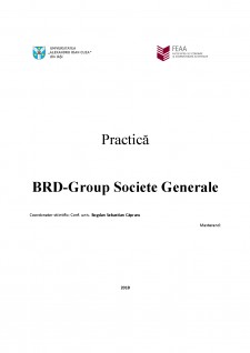 Practică - BRD-Group Societe Generale - Pagina 1