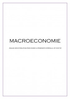 Analiza indicatorilor macroeconomici ai României în intervalul 2013-2016 - Pagina 1