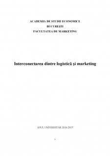 Interconectarea dintre logistică și marketing - Pagina 1