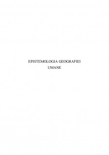 Epistemologia geografiei umane - Pagina 1