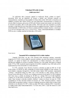 Tehnologia SSD-urilor - Pagina 2