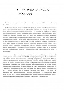 Provincia Dacia Română - Pagina 1