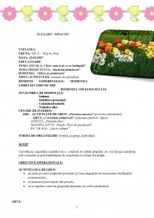 Proiect de lecție - Miros de primăvară - Pagina 2