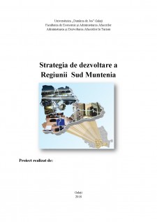 Strategia de dezvoltare a regiunii Sud Muntenia - Pagina 1