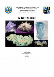 Mineralogie - Pagina 1