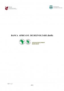 Banca Africană de Dezvoltare (BAfD) - Pagina 1