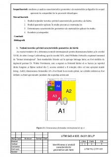 Identificarea și analiză caracteristicilor geometrice ale hârtii - Pagina 2