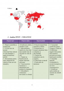 Analiza SWOT a organizației Vodafone - Pagina 5