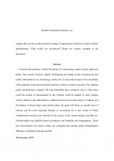 Comparative Institutions and Public Policy - Pagina 1