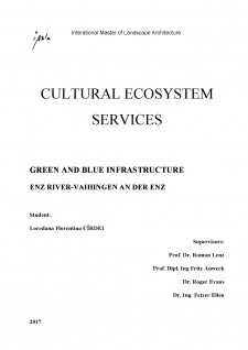 Green and blue infrastructure - Cultural ecosystem services - Pagina 1