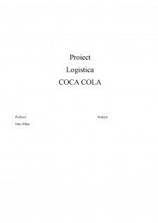 Logistică Coca-Cola - Pagina 1