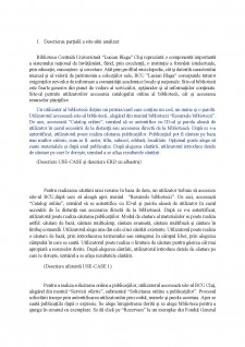 Analiza aplicației Bibliotecii Centrale Universitare Lucian Blaga, Cluj - Pagina 2