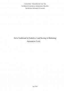 De la traditional la predictive lead scoring în marketing automation tools - Pagina 1