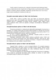Analiza strategiilor organizației Nestle România - Pagina 2