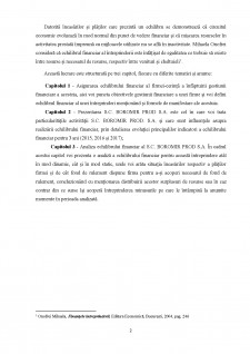 Asigurarea echilibrului firmei și riscul de faliment al acesteia (pe exemplul SC Boromir Prod SA) - Pagina 5