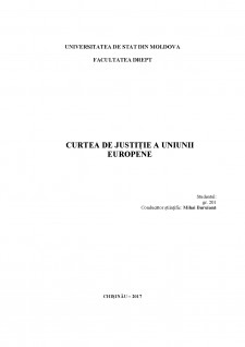 Curtea de Justiție a Uniunii Europene - Pagina 1