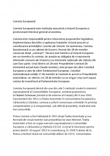Comisia Europeană și rolul sau în cadrul Uniunii Europene - Pagina 2