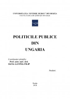Politicile publice din Ungaria - Pagina 1