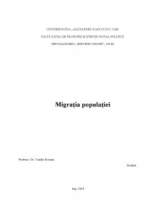 Migrația populației - Pagina 1