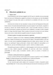 Studiul de caz privind motivarea resursei umane - Banca Comercială Română - Pagina 5