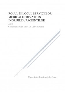 Rolul și locul serviciilor medicale private în îngrijirea pacienților - Pagina 1