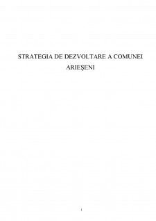 Strategia de dezvoltare a Comunei Arieșeni - Pagina 1