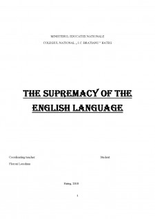 The supremacy of the english language - Pagina 1