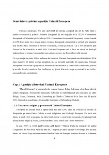 Uniunea Europeană - Origine, evoluție și perspective - Pagina 3