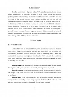Analiza PEST aplicată firmei Albalact - Pagina 2