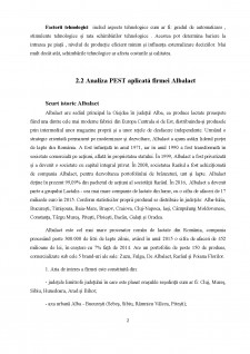 Analiza PEST aplicată firmei Albalact - Pagina 3