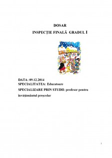 Inspecție finală gradul I - Pagina 1