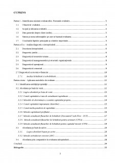 Raport de evaluare a întreprinderii SC Global Design SRL - Pagina 2