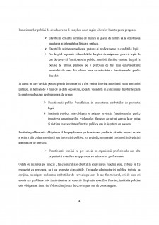 Drepturile și obligațiile funcționarilor publici - Pagina 4