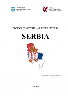 Raport de țară - Serbia - Pagina 1